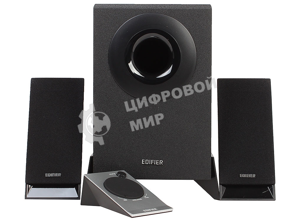 Колонки Edifier M1360 черный (8.5W, проводной пульт ДУ)