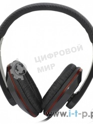 Проводные наушники Ritmix RH-525 черный, накладные, Jack 3.5 мм, складная конструкция