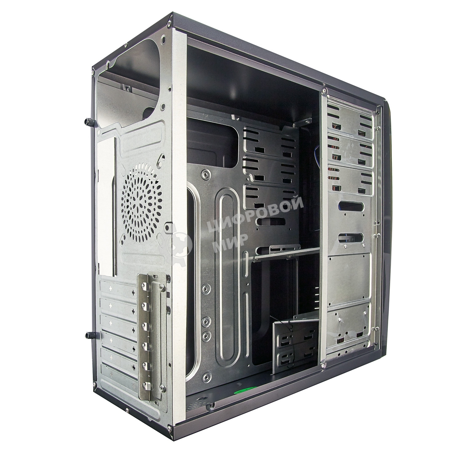 Компьютерный корпус ExeGate EX280388RUS Miditower ExeGate CP-604 Black, ATX, (CP450W, 80мм), 2хUSB, Audio
