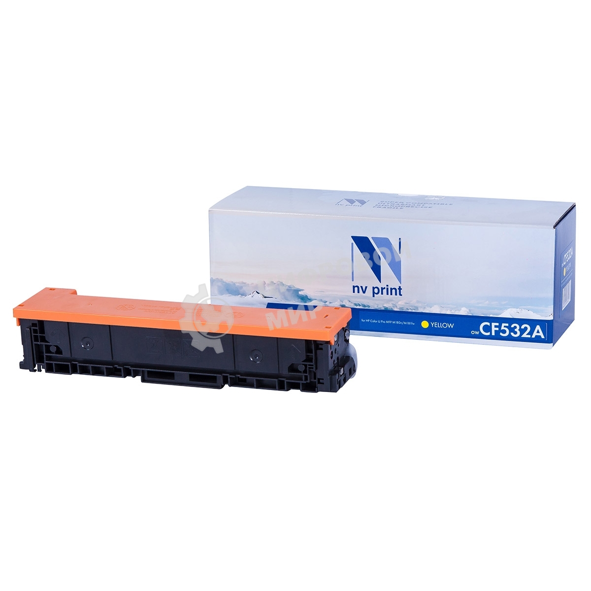 Картридж лазерный NVPrint совместимый HP CF532A Yellow для Color LaserJet Pro MFP M180n/M181fw (900k)
