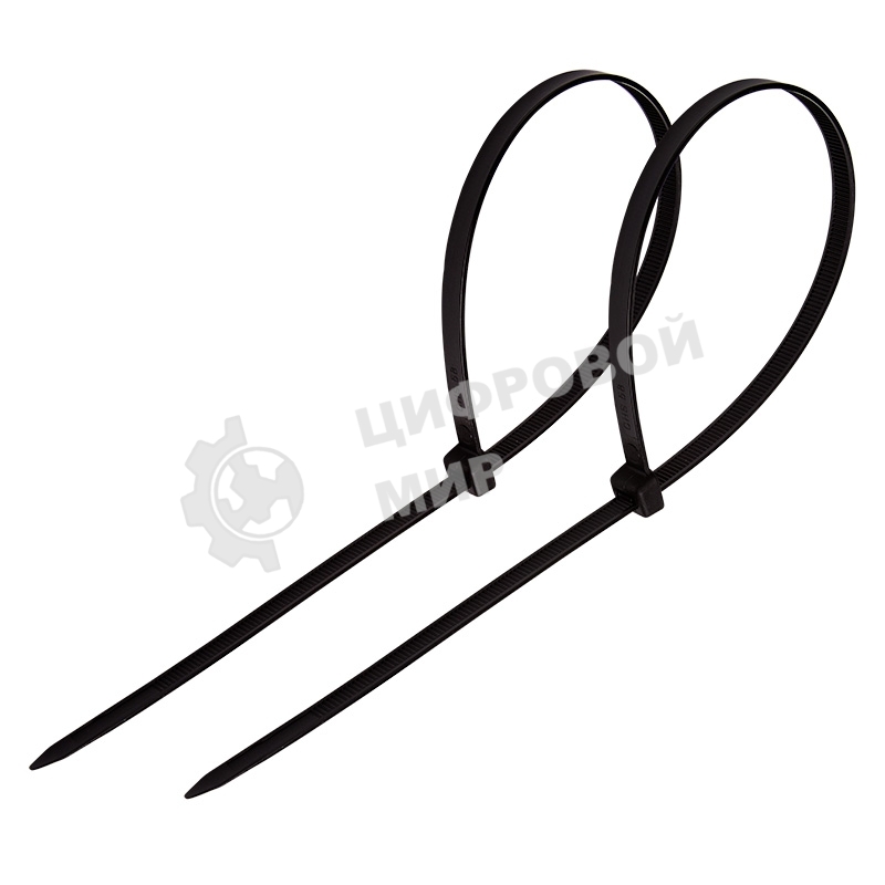 Хомут-стяжка кабельная нейлоновая PROconnect 300 x3,6 мм, черная, упаковка 100 шт.