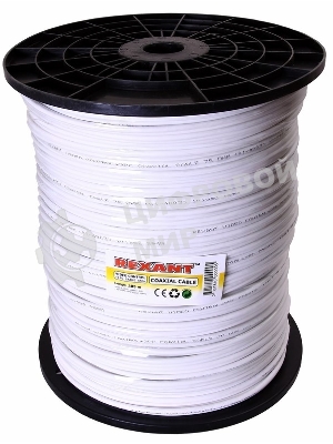 Кабель ККСВ-В+2х0,5 мм (бухта 305 м) белый Rexant
