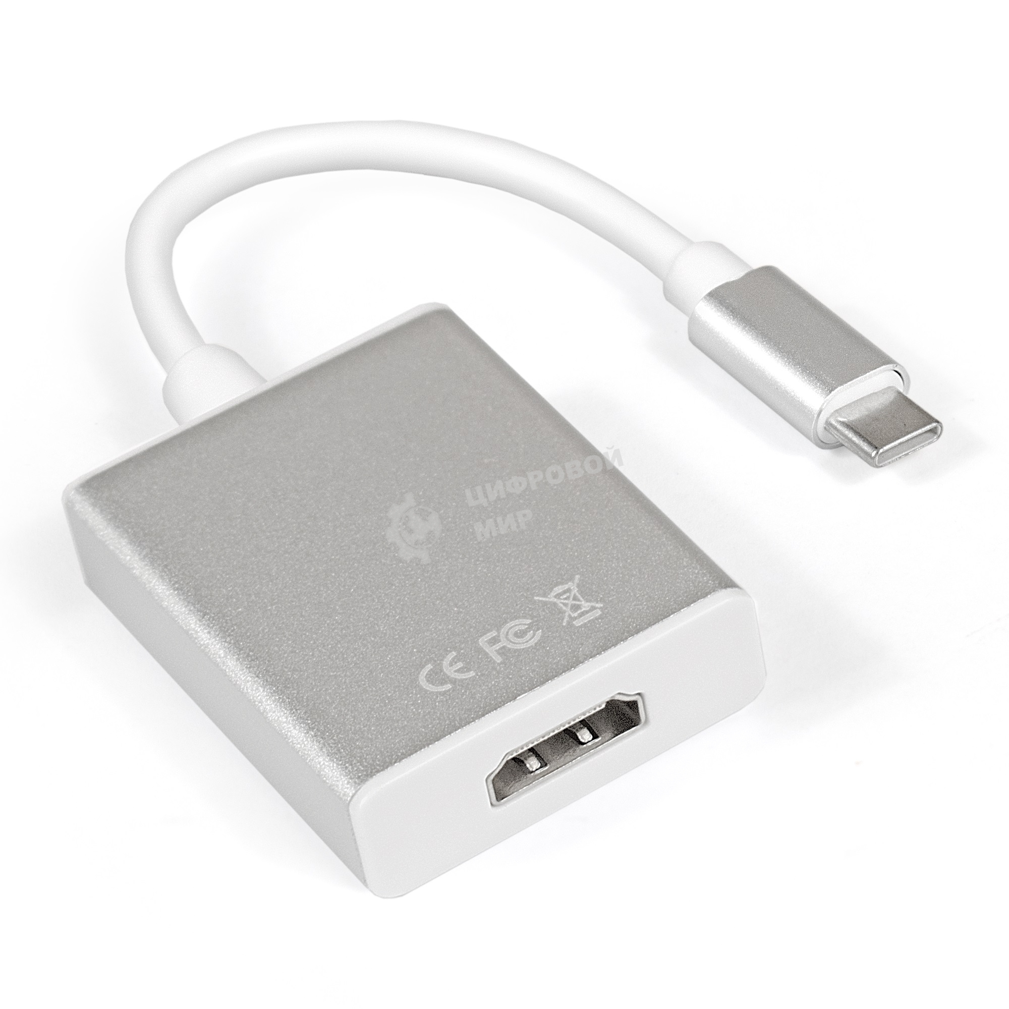Кабель-адаптер ExeGate EX284937RUS Type C-HDMI ExeGate EX-CM-HDMIF-0.15 (USB Type C/19F, 0,15м)