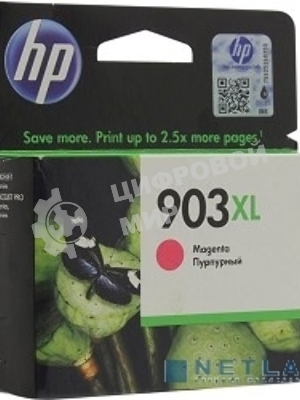 Картридж струйный HP 903XL T6M07AE пурпурный для HP OJP 6960/6970 (825стр.)
