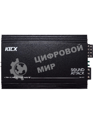Усилитель автомобильный Kicx SA 4.90 четырехканальный