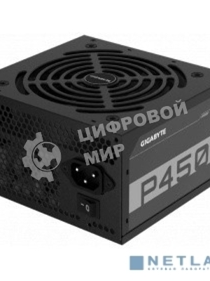 Блок питания Gigabyte GP-P450B, 450Вт, 80 PLUS Bronze, 120мм, черный