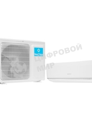 Кондиционер сплит-система настенного типа Neoclima NS/NU-HAL18FWI32 инвертор, 18000 BTU, 50 м², 28 дБ, охлаждение, обогрев, осушение, белый