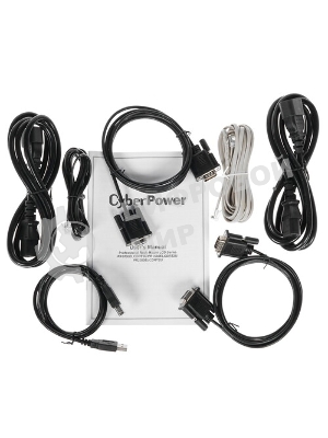 Источник бесперебойного питания CyberPower PR1500ELCDRT2U/1500 ВА/1350 Вт/USB/RJ-11/RJ-45/8 х IEC 320 C13 (компьютерная)