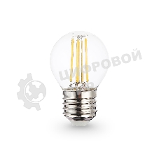 Лампа светодиодная 451523 Filament LED G45 15W E27 2700K 220-240V