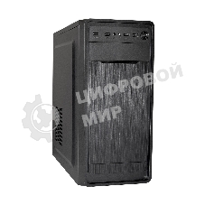 Компьютерный корпус Miditower ExeGate XP-332 Black, ATX, (XP350, Black,120мм), 2*USB, Audio