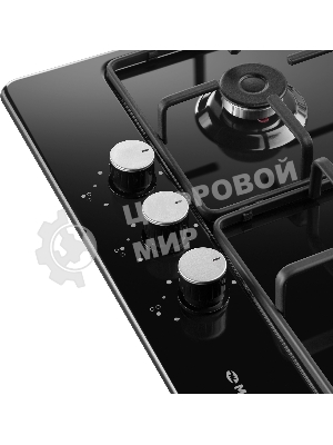 Газовая варочная панель Maunfeld EGHE.43.3STS-EB