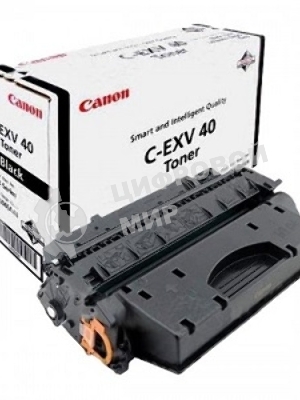 Картридж лазерный Canon C-EXV40 TONER BK EURC-EXV40 3480B006 черный (6000стр.) для Canon iR1133/1133A/1133iF