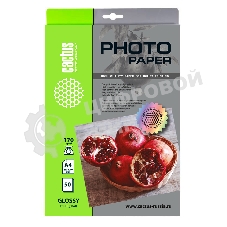 Фотобумага Cactus CS-GA417050 A4/170г/м2/50л./белый глянцевое для струйной печати