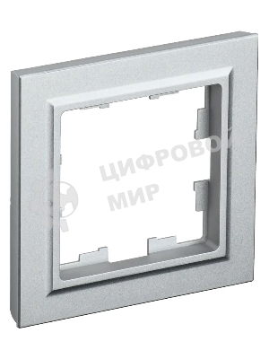 Рамка 1-м BRITE РУ-1-БрА алюм. IEK BR-M12-K47