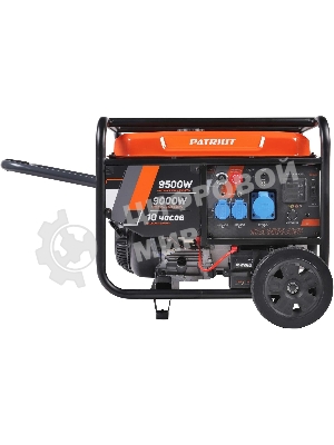 Электрогенератор бензиновый Patriot GRA 9500AWS, 9.5 кВт, 75 дБ, 101 кг