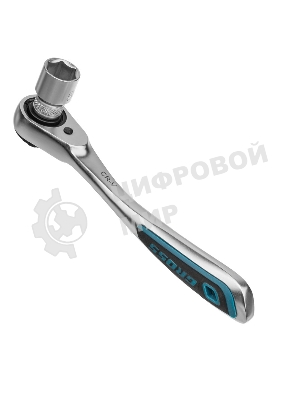 Набор торцевых головок Gross, трещотка 120 зубьев, 12 предметов, 1/4