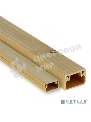 Канал кабельный под светлое дерево EKF kk-60-40w (60х40) (40м.) EKF PROxima (2 метра)