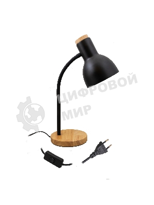 Светильник настольный СТАРТ CT84, E27, до 40Вт, 1,5м, черный