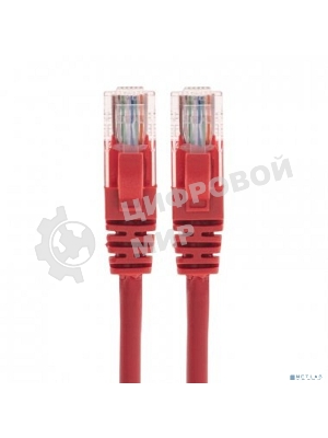 Патч-корд U/UTP Rexant cat.6, RJ45-RJ45, неэкранированный, 26AWG, LSZH, красный, 5 м