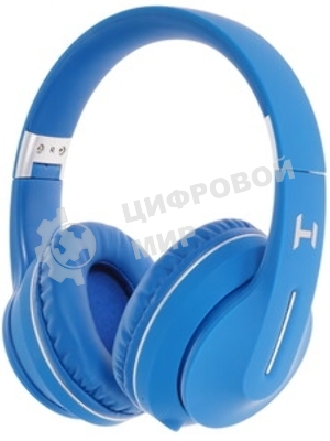 Беспроводные/проводные наушники Harper HB-413 синий, накладные, Bluetooth + проводной, до 8 ч