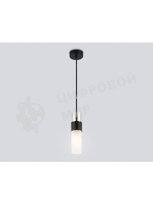 Подвесной светильник LH55101 BK/FR/TI черный/белый матовый/янтарь E14 max 40W D55*1500