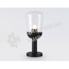 Светильник Ambrella light ST2085 BK/CL черный/прозрачный IP54 E27 max 40W D150*350