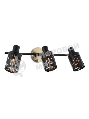 Светильник Ambrella light TR8669/3 BK/SB чёрный/бронза E14/3 max 60W 560*100*190