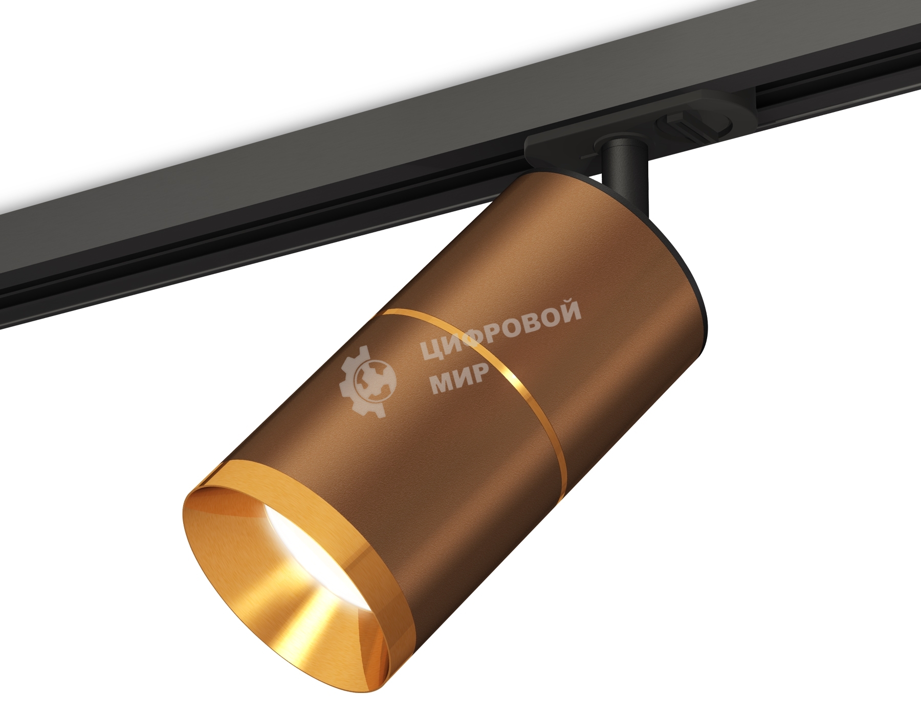 Светильник Ambrella light XT7404002 SCF/PYG/SBK кофе песок/золото желтое полированное/черный песок MR16 GU5.3