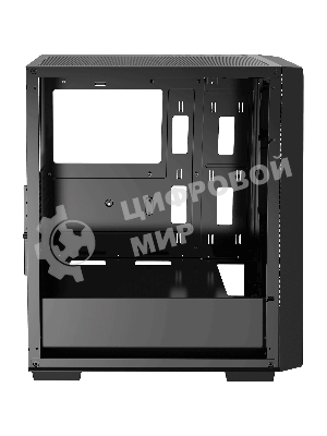 Компьютерный корпус Ocypus Gaммa C60 BK ATX/win/black/no PSU/Tempered Glass