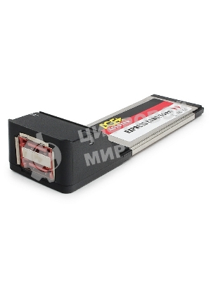 Контроллер eSATAII AgeStar as-eces2-s, Expresscard, порты: 2 х внешн. eSATAII (SILICON 3132 chip)
