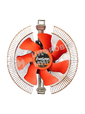 Кулер для процессора ExeGate EE90-PWM.Cu бронзовый, 90 мм, алюминий/медь, 2400 об/мин, 24 дБ, 4 pin, 80 Вт, 58 мм