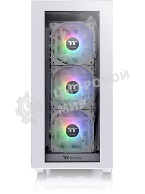 Компьютерный корпус Thermaltake Divider 300 TG ARGb белый без БП ATX 2x120мм 2xUSB 3.0 audio front door bott PSU