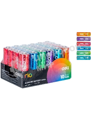 Батарея Deli Rio AA (4шт) спайка