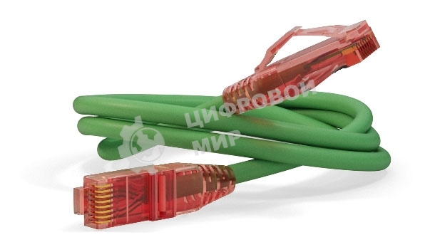 Патч-корд Hyperline PC-LPM-UTP-RJ45-RJ45-C5e-1.5M-LSZH-GN Патч-корд U/­UTP, Cat.5е, LSZH, 1.5 м, зеленый 