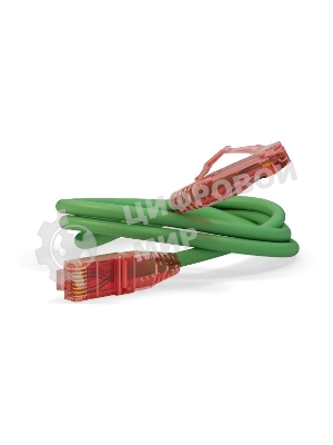 Патч-корд Hyperline PC-LPM-UTP-RJ45-RJ45-C5e-1.5M-LSZH-GN Патч-корд U/­UTP, Cat.5е, LSZH, 1.5 м, зеленый 