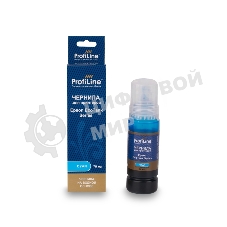 Чернила ProfiLine для принтеров Epson EcoTank 1810/2700/2710/2711/2712/2714/2715/2720/2726/2750/2810/2811/2812/2814/2815/2820/2821/2826/L3110/3111/3150/3160/3750/4156/L4150/4160/4700/4750/4800/6160/6170/6190/L6176/7700/7750/7160/7180/L7188/8500/8550/14150 на водной основе type-2 Cyan 70 мл