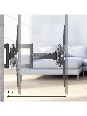 Кронштейн для телевизора Hama 00220831 черный 32