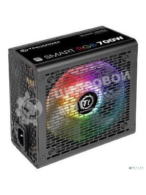 Блок питания Thermaltake Smart RGb (PS-SPR-0700NHSAWE-1), 700Вт, 80 PLUS, 120мм, черный