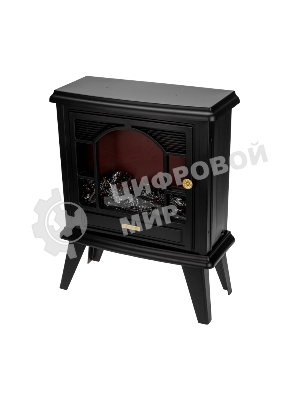 Светодиодный камин Neon-night Гранд Шале с эффектом живого огня 45х18х56см, работает от батареек 3хС (в комплект не входят) или от USB (в комплекте), черный