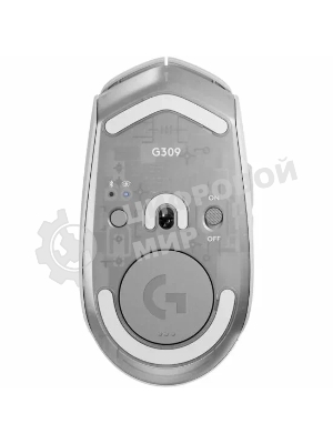 Мышь беспроводная Logitech G309 Lightspeed белый, 25600 dpi, радиоканал, Bluetooth, USB, кнопки - 6