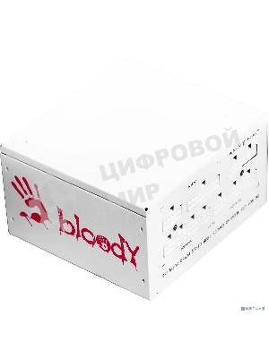 Блок питания Bloody BD-PS750G, 750Вт, 80 PLUS Gold, 120мм, белый