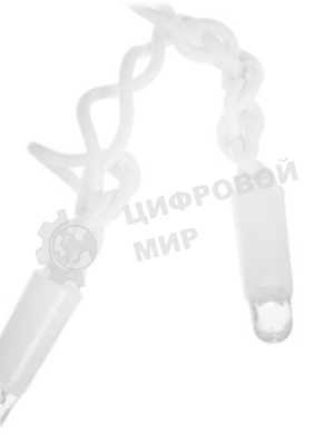 Гирлянда Neon-night Айсикл (бахрома) светодиодный, 4,8 х 0,6 м, черный провод, 230 В, диоды синие, 176 LED