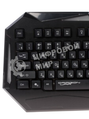Клавиатура Qumo Dragon War Spirit проводная, USB Type-A, чёрный