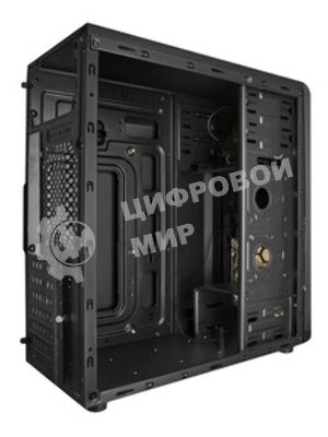 Компьютерный корпус Miditower ExeGate EVO-8227-NPX700 (ATX, БП 700NPX с вент. 12см, 2*USB+1*USB 3.0+HD Audio, черный, 3 вент. RGb, закаленное стекло)