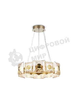 Светильник Ambrella light LH31021 BS/TI латунь/янтарь 56W 3000K D570*150