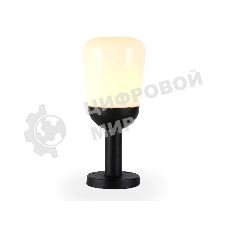 Светильник Ambrella light ST2087 BK/FR черный/белый матовый IP54 E27 max 40W D150*350