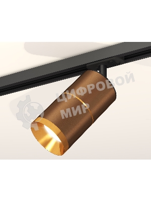 Светильник Ambrella light XT7404002 SCF/PYG/SBK кофе песок/золото желтое полированное/черный песок MR16 GU5.3