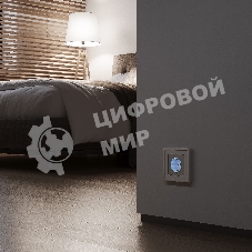 Розетка с подсветкой (айвори матовый)