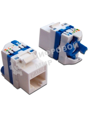 Модуль Keystone Tooless, RJ-45, кат.5E, UTP, 180 градусов, белый