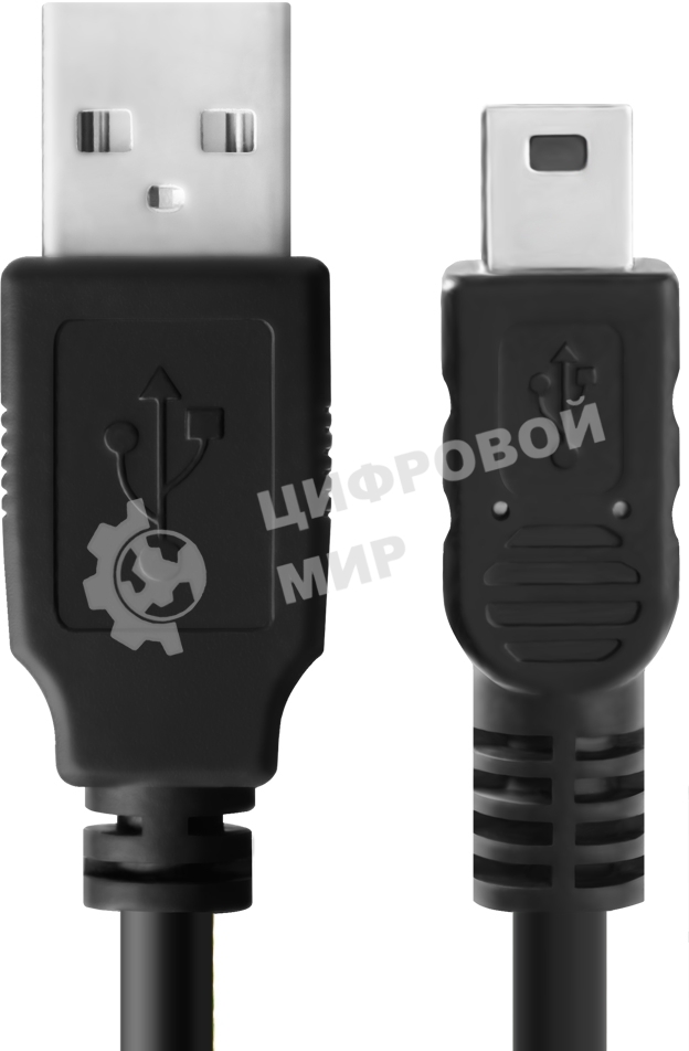 Кабель Greenconnect интерфейсный USB 2.0 1.8m Premium AM/mini 5P, 28/28 AWG двойное экранирование, антифриз, черный